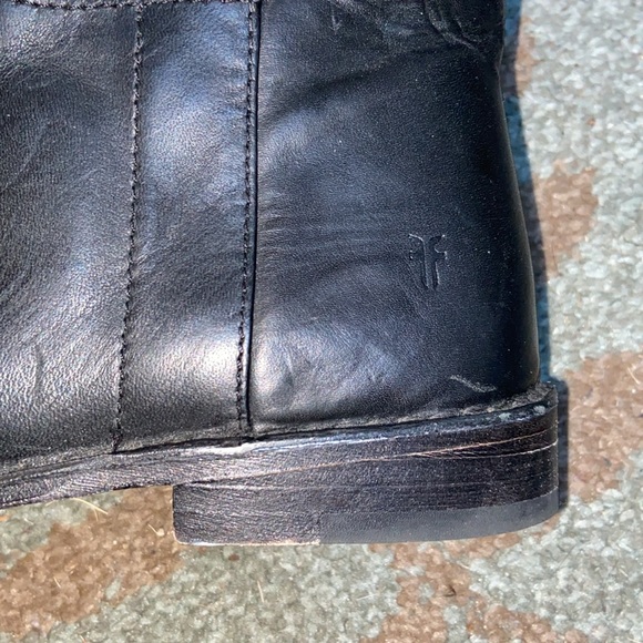 Frye, Paige Tall Riding Boots. Size 7. Black. - Picture 3 of 5